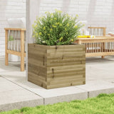Garden Planter 50x50x46 cm Impregnated Wood Pine 3282408