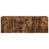 TV Wall Cabinet Wall-mounted 2 pcs Smoked Oak 59.5 x 31 x 40 cm 892340