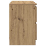 TV Cabinet Artisan Oak 80x35x54 cm Engineered Wood 861795