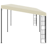 Wall-mounted Gazebo 3x6 m Cream Fabric 47989