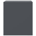 ZNTS Bedside Cabinet Anthracite 34.5x39x44 cm Steel 841623