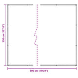 Plant Cover Transparent 5 x 3.5 m PVC 3429373