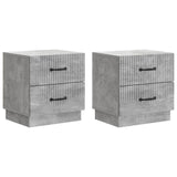 Bedside Cabinet 2 pcs Concrete Grey 43 x 34.5 x 44.5 cm 895222