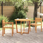 Garden Dining Table Round 90x75 cm Solid Wood Acacia 4108134