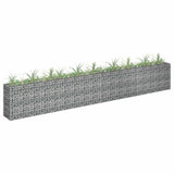 Gabion Raised Bed Galvanised Steel 360x30x60 cm 145642