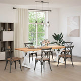 Dining Table Legs 2 pcs White 80x cm Steel 4012729