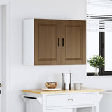 Kitchen Wall Cabinet Porto Brown Oak Engineered Wood 854074