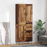 Highboard Old Wood 69.5 x 34 x 180 cm Engineered Wood 3415680