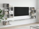 Wall-Mounted TV Shelf Concrete Grey 180 x 15 x 94 cm 8012295