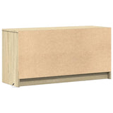 TV Cabinet with LED Sonoma Oak 100x34x50 cm Engineered Wood 852210