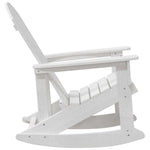 Adirondack Rocking Chairs 2 pcs White HDPE 3335834