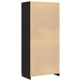 Wardrobe Black Oak 90 x 52 x 200 cm Engineered Wood 862436