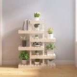 Plant Stand 85x25x109.5 cm Solid Wood Pine 822087
