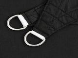 135744 Sunshade Sail Oxford Fabric Square 4x4 m Black