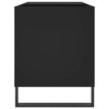 Record Cabinet Black 85x38x48 cm Engineered Wood 831709