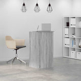 Reception Desk Grey Sonoma 55x50x103.5 cm Engineered Wood 859020