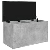Storage Bench Concrete Grey 82x42x45 cm Engineered Wood 835050