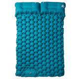 Self Inflating Camping Mattress with Pillows 2-Person Blue 4007101