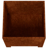 Planters with Legs 2 pcs Rusty 30x30x30 cm Corten Steel 823679