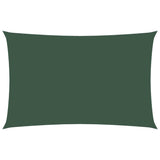 ZNTS Sunshade Sail Oxford Fabric Rectangular 2.5x5 m Dark Green 135484