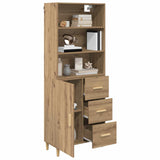 Highboard Artisan Oak 69.5 x 32.5 x 180 cm Engineered Wood 3415935