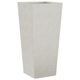 Garden Planters 35x35x75 cm 2 pcs Stainless Steel 851089