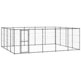 Outdoor Dog Kennel Steel 24.2 m 3082314