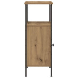 Bedside Cabinets 2 pcs Artisan Oak 41x31x80 cm Engineered Wood 857249