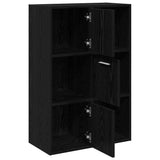 Storage Cabinet Black 60x29.5x90 cm Engineered Wood 801135