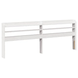 Bed Frame with Headboard without Mattress White 180x200 cm Super King 3306652