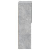 TV Cabinet with LED Lights Concrete Grey 30.5x30x102 cm 837021