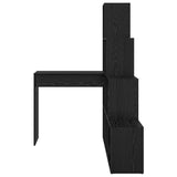Corner Desk Black Oak 101.5 x 149.5 x 149.5 cm Engineered Wood 3337242