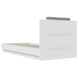 Bed Frame without Mattress White 100x200 cm 3209933