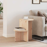 Coffee Table Natural 50 x 40 x 50 cm Solid pine wood 873526