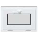 Basement Window RISOR 60 x 40 cm PVC and Glass Anthracite 42047304