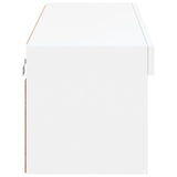 TV Cabinet with LED Lights White 100x30x30 cm 837155