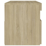 Bedside Cabinet & LED Lights 2 pcs Sonoma Oak 60x35x40 cm 3082781