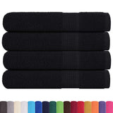 Towels "FROGN" 4 pcs Black 100x200 cm 360 gsm 136963