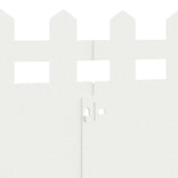 Lawn Edgings 20 pcs White 103 x 0.05 x 22 cm Steel 874790