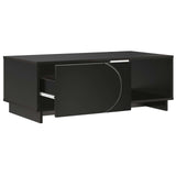 Coffee Table Black 95 x 50.5 x 35 cm Engineered Wood 8011442