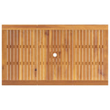Garden Dining Set 7 pcs Brown Solid Acacia Wood 3375651