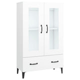 Highboard White 70x31x115 cm Engineered Wood 812555