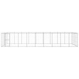 Outdoor Dog Kennel Galvanised Steel 43,56 m 3082321
