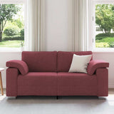 Sofa Wine Red 180 x 77 x 82 cm Fabric 4105230