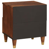 Bedside Cabinet 2 pcs Brown 40 x 33 x 46 cm Solid Acacia wood 4018887