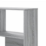 Corner Bookcase 4-Tier Grey Sonoma 85x85x140 cm Engineered Wood 3307815