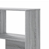 Corner Bookcase 4-Tier Grey Sonoma 85x85x140 cm Engineered Wood 3307815