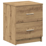 Bedside Cabinets 2 pcs with 2 Drawers Artisan Oak 40x36x50 cm 858802