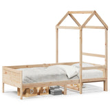 Day Bed with Roof without Mattress 80x200 cm Solid Wood 3282254