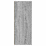 Sideboard Grey Sonoma 91x29.5x75 cm Engineered Wood 823275